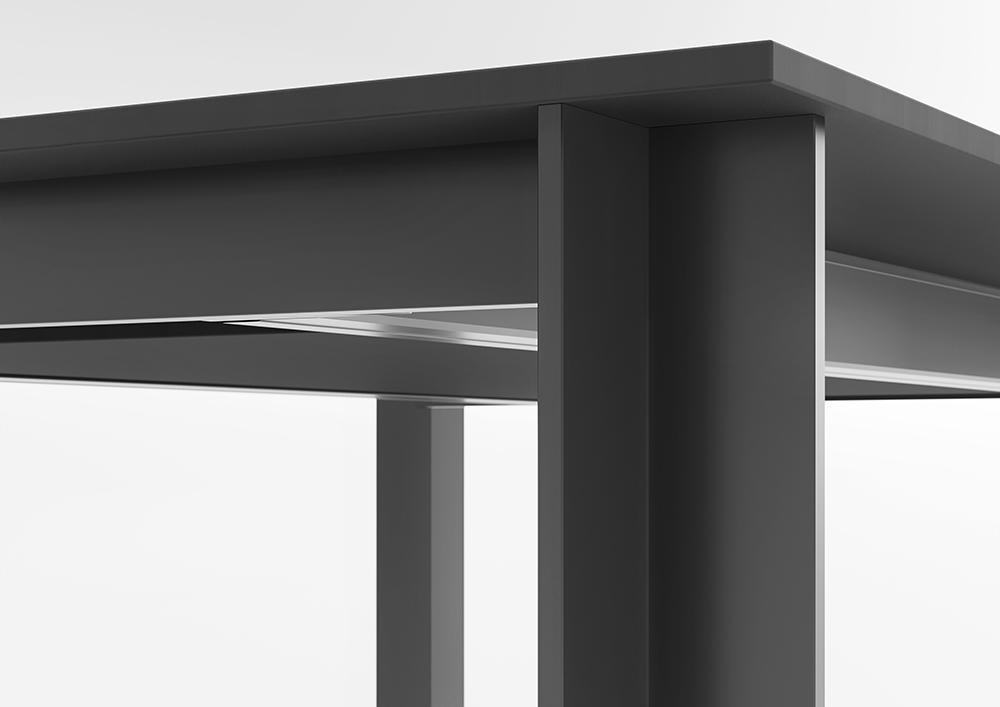 ALMA DESIGN table d'extérieur RORI 90x90 cm