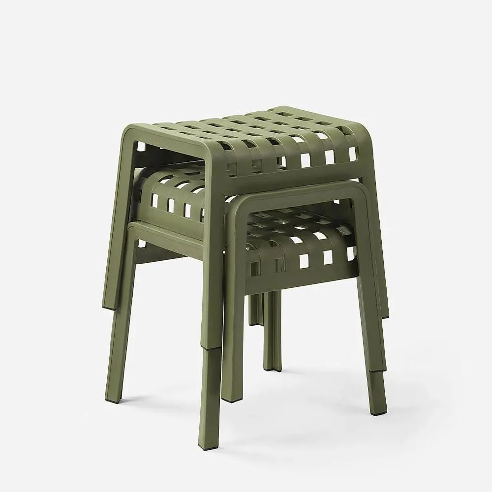 NARDI pouf repose-pieds pour l'extérieur POGGIO