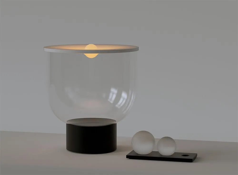 MARTINELLI LUCE lampe de table Grammoluce 838