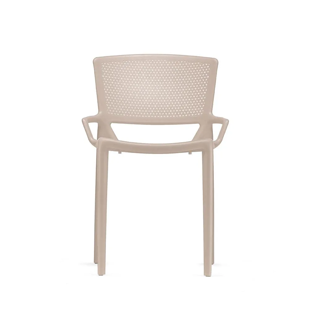 INFINITI set de 8 chaises perforé FIORELLINA