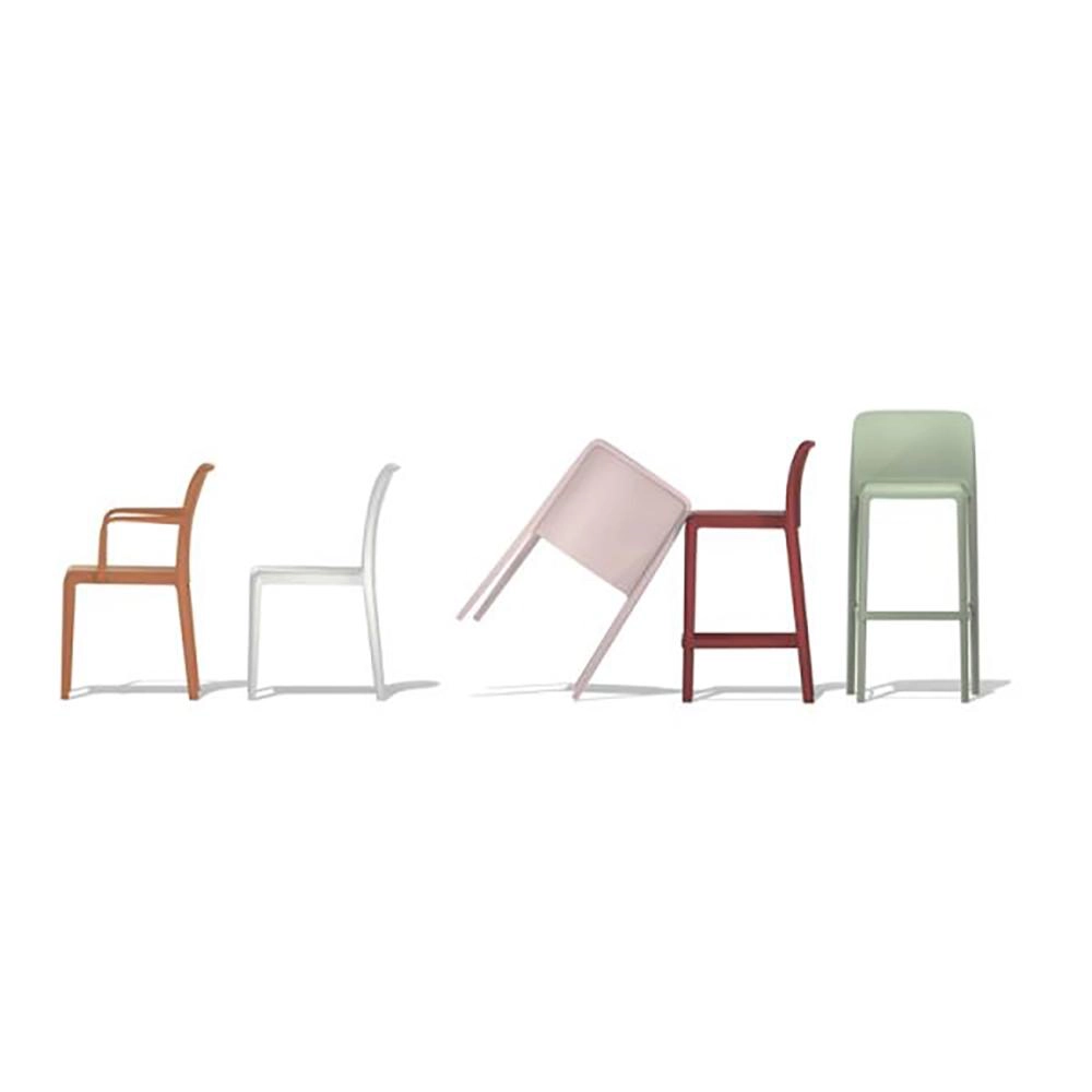 CONNUBIA set de 2 tabourets BAYO pour extérieur H 90 cm