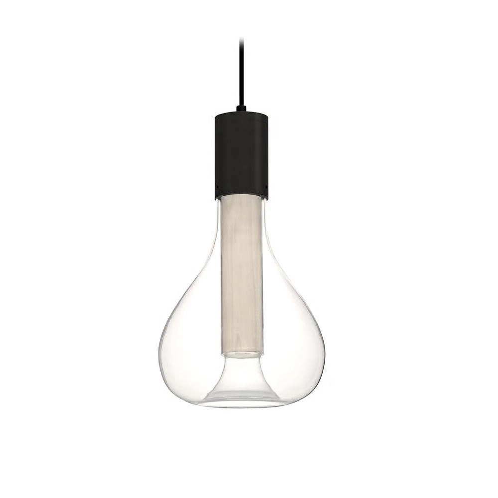 LZF LUZIFER lampe à suspension ERIS diffuseur noir
