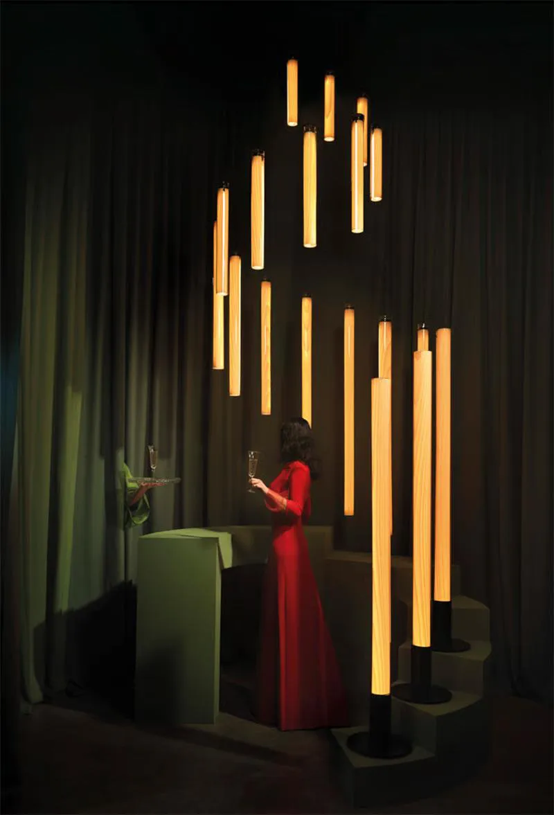 LZF LUZIFER lampe à suspension ESTELA VERTICAL MEDIUM 2700K