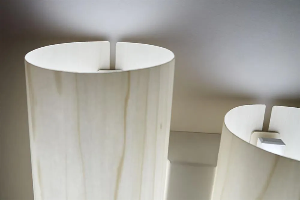 LZF LUZIFER lampe murale applique BLACK NOTE DUPLET 4000K structure or