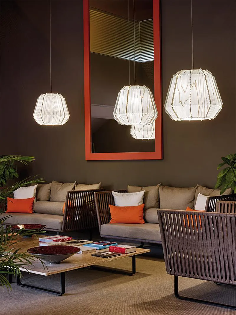 LZF LUZIFER lampe à suspension STITCHES BAMAKO