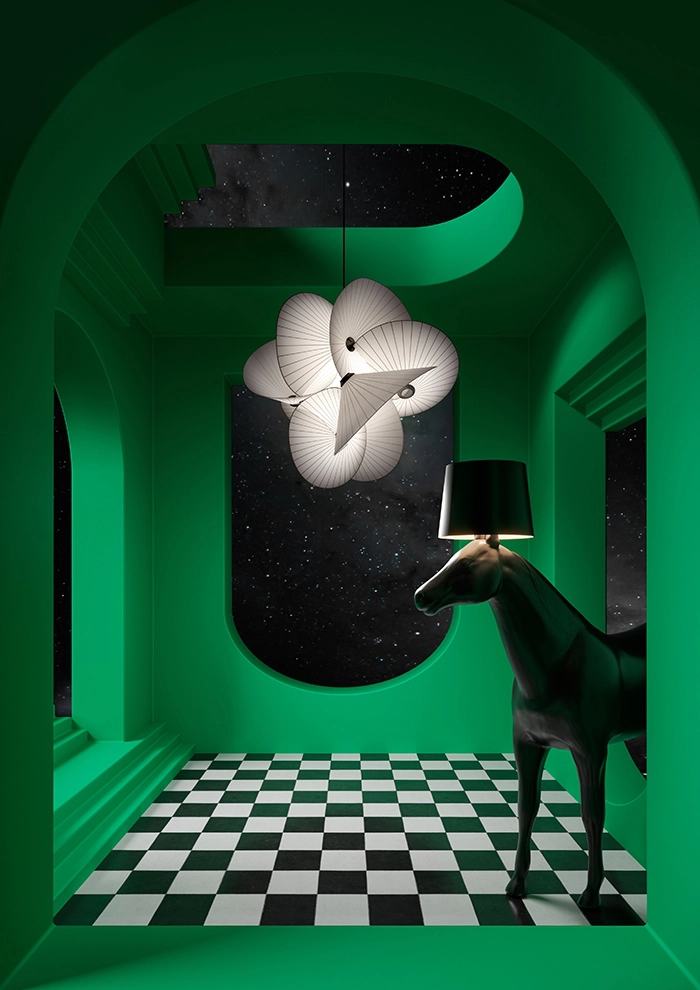 MOOOI lampe à suspension SERPENTINE LIGHT