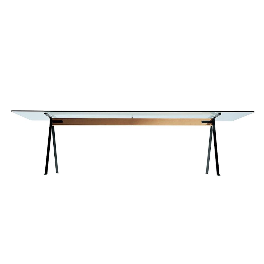 DRIADE table FRATE 225 x 80 avec poutre de 130 cm