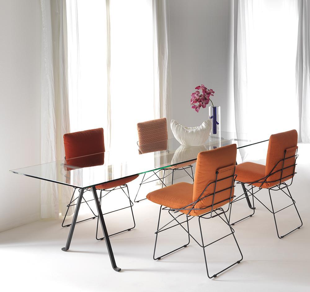 DRIADE table FRATE 200 x 80 avec poutre de 200 cm