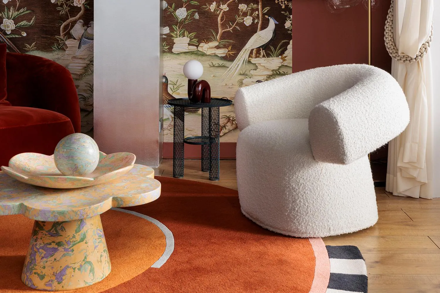 MOROSO fauteuil RUFF large pivotant