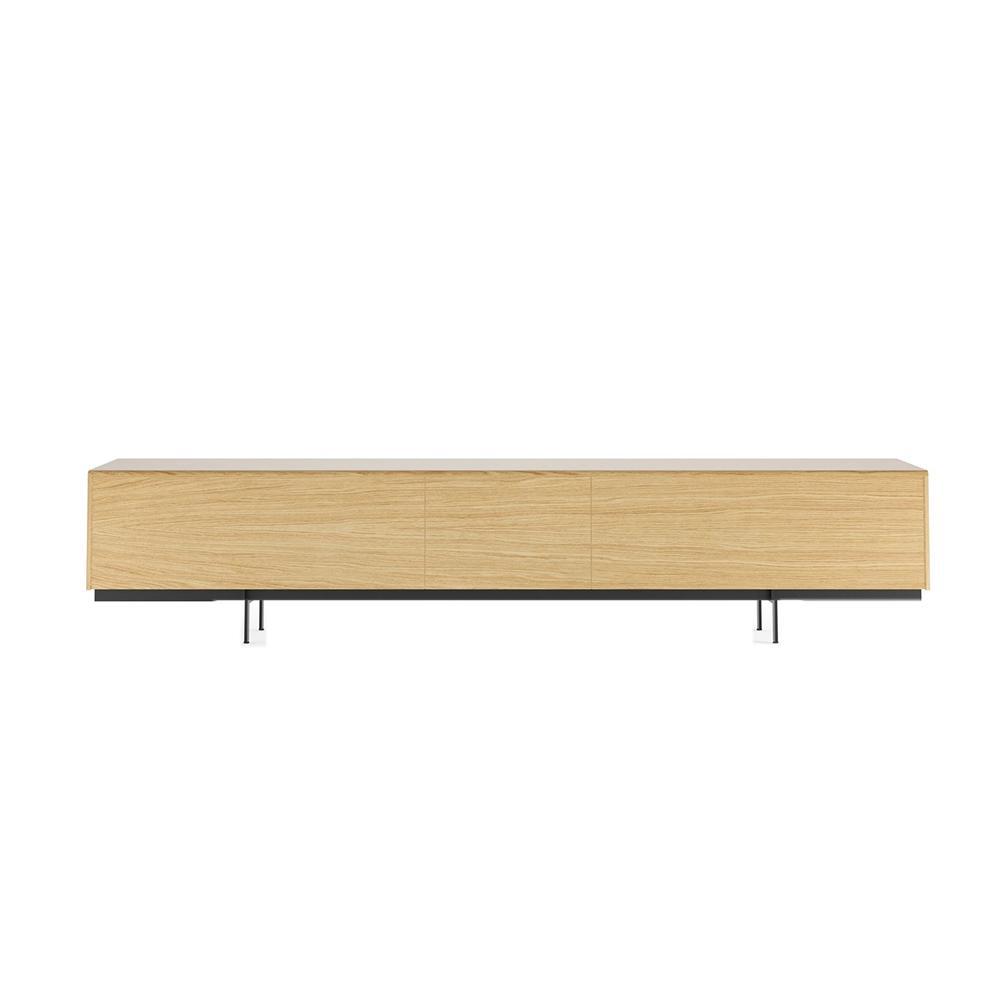 PUNT MOBLES buffet meuble MALMO 514 avec 3 portes avec la base H 17 cm