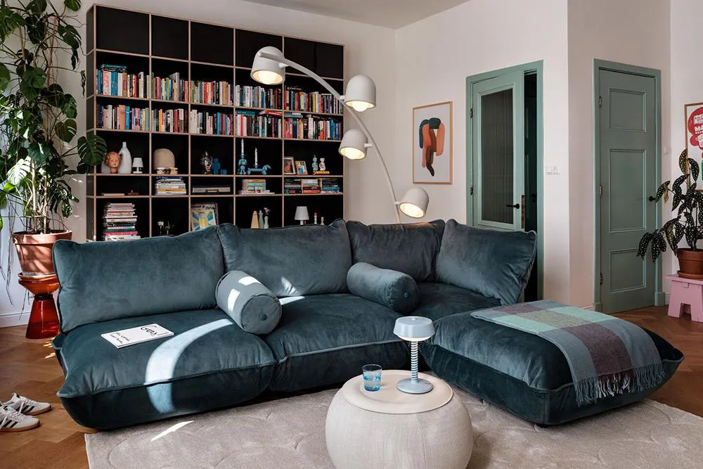 FATBOY canapé à 3 places SUMO CORNER SOFA VELVET