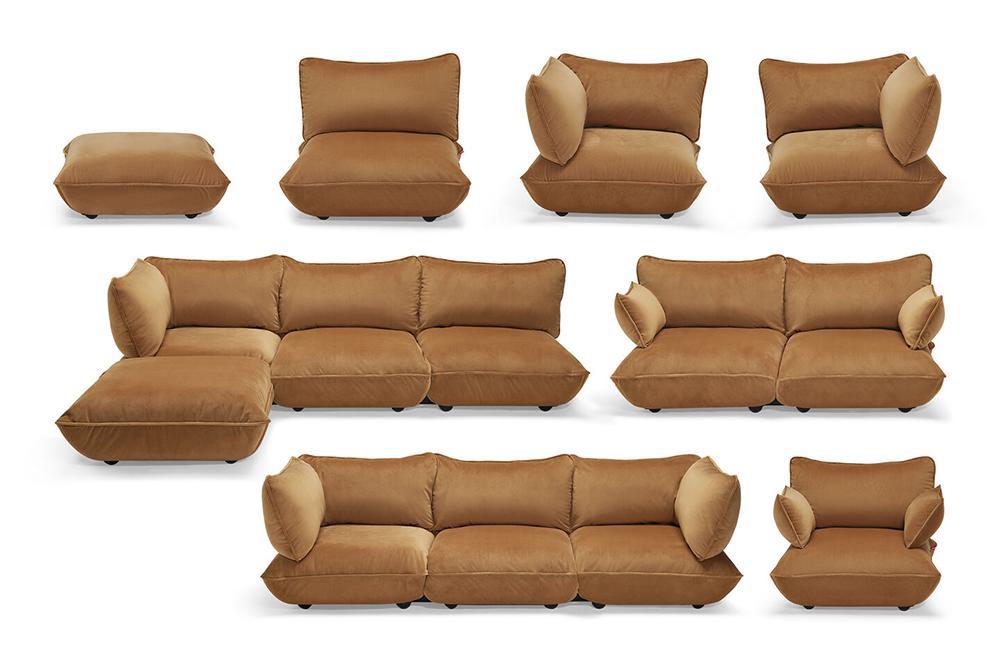 FATBOY canapé à 3 places SUMO CORNER SOFA VELVET