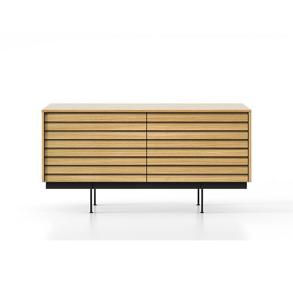 PUNT MOBLES buffet meuble SUSSEX 201 avec 2 portes avec la base H 17 cm