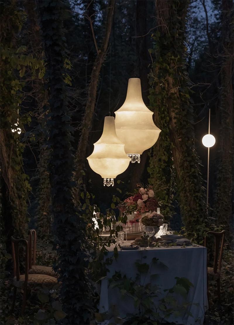 KARMAN lampe à suspension LADY D pour l'extérieur