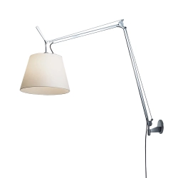 ARTEMIDE lampe murale applique TOLOMEO MEGA LED 2700K Ø 32 cm avec dimmer sur tête