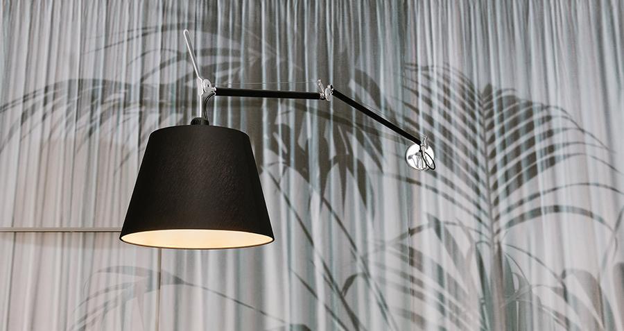 ARTEMIDE lampe murale applique TOLOMEO MEGA LED 2700K Ø 32 cm avec dimmer sur tête