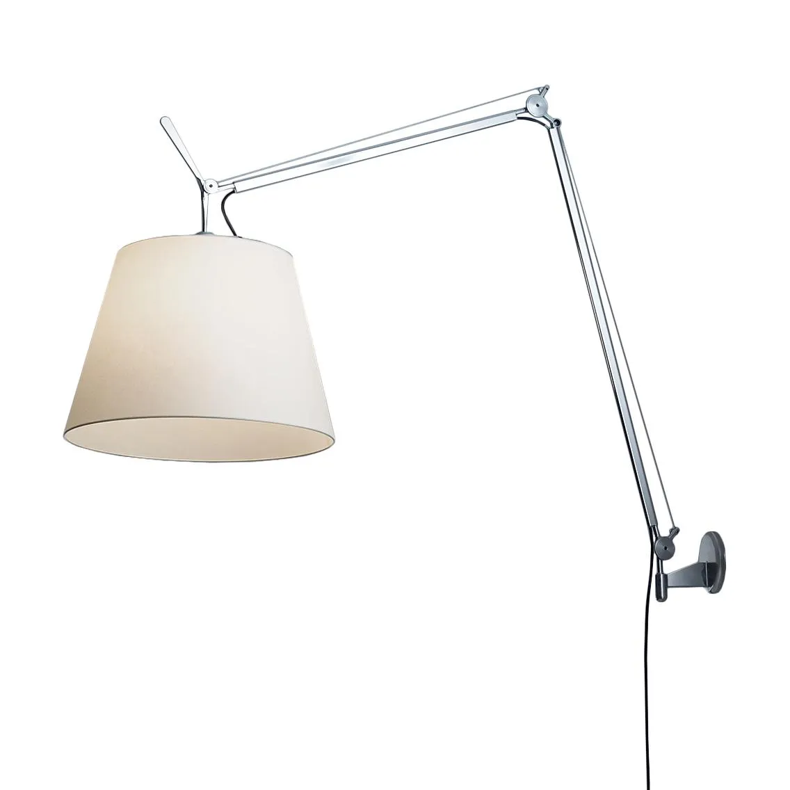 ARTEMIDE lampe murale applique TOLOMEO MEGA LED 2700K Ø 42 cm avec dimmer sur tête