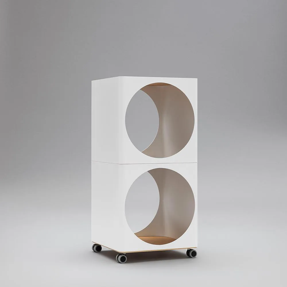 B-LINE table de rangement modulaire RING avec roulettes