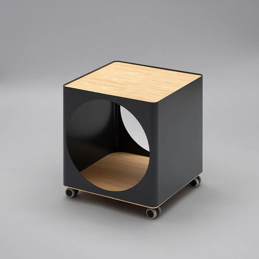 B-LINE table de rangement modulaire RING avec roulettes