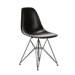 VITRA chaise avec base noire Eames Plastic Side Chair DSR NOUVELLES DIMENSIONS