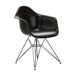 VITRA chaise fauteuil avec base noire Eames Plastic Armchair DAR NOUVELLES DIMENSIONS