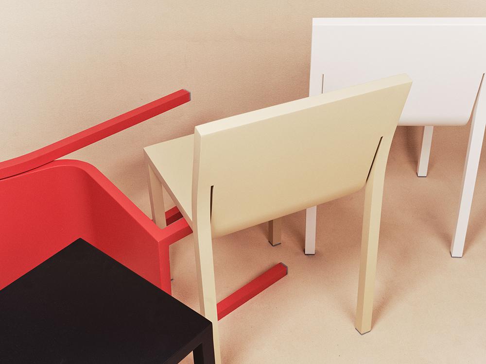 BD BARCELONA DESIGN chaise STEDELIJK