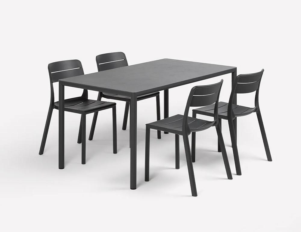 NARDI table rectangulaire pour extérieur PIAVE 140x80 cm