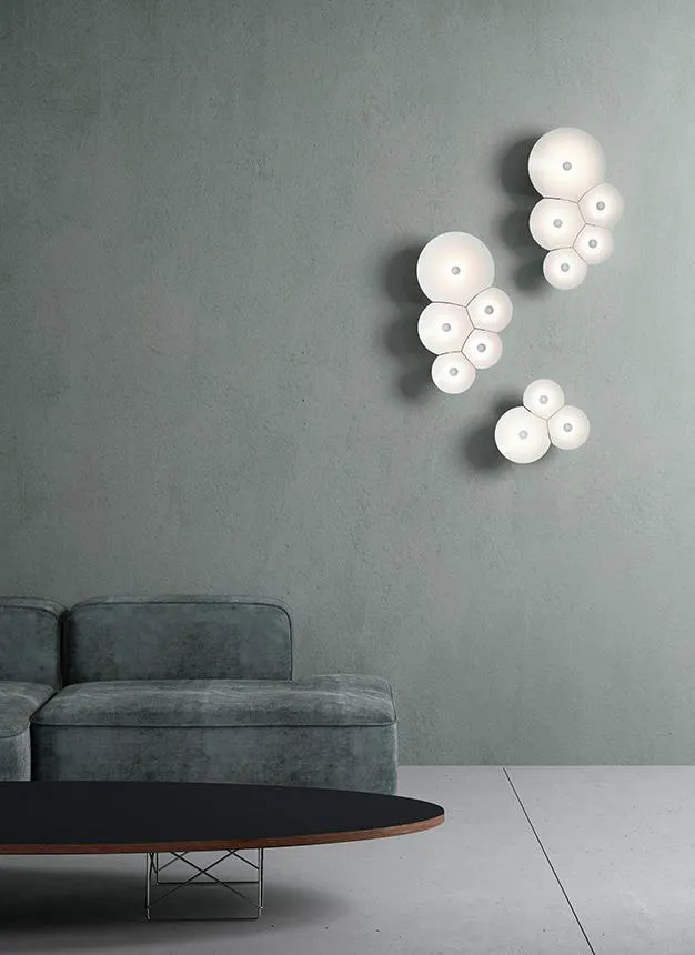 LUCEPLAN lampe murale applique ou au plafond BULBULLIA D95A3