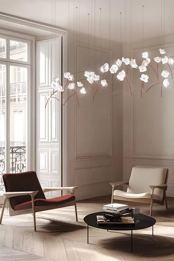 SLAMP lampe à suspension POPPY 14 MODULES