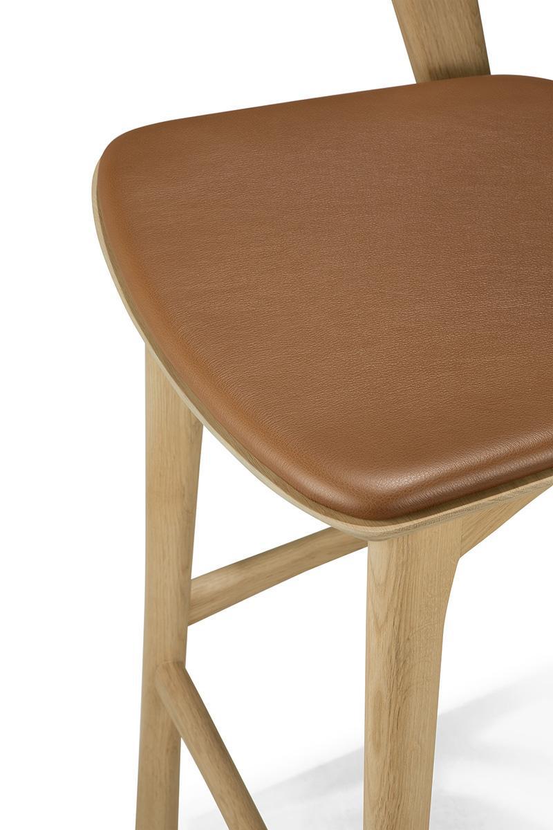 ETHNICRAFT tabouret avec coussin BOK