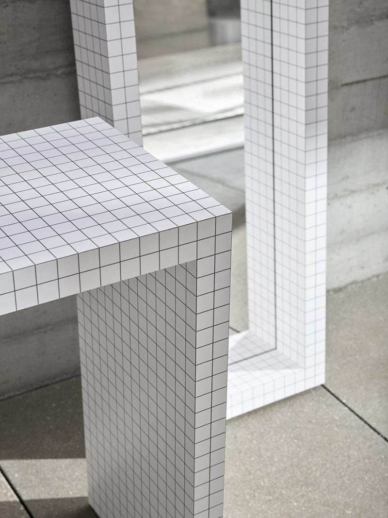 ZANOTTA miroir sur pied QUADERNA