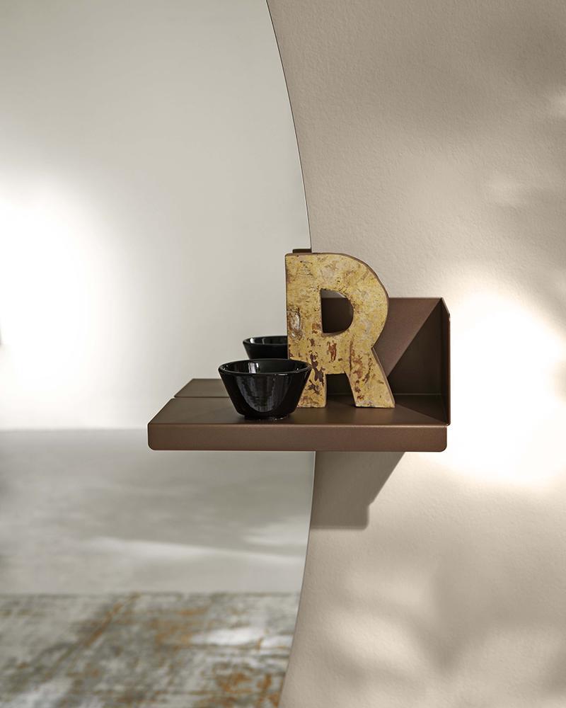 MEME DESIGN miroir murale avec 1 étagère CACTUS BOTTE COMPLETO