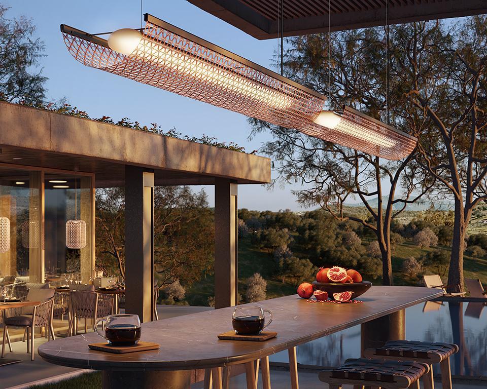 BOVER lampe à suspension pour extérieur NANS BALIS S/140 OUTDOOR