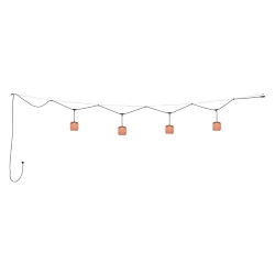 BOVER lampe à suspension pour extérieur NANS CATENARY S/16/4L OUTDOOR