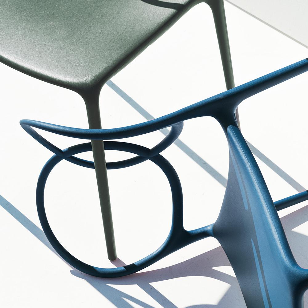 DRIADE set de 4 chaises avec accoudoirs pour extérieur SISSI