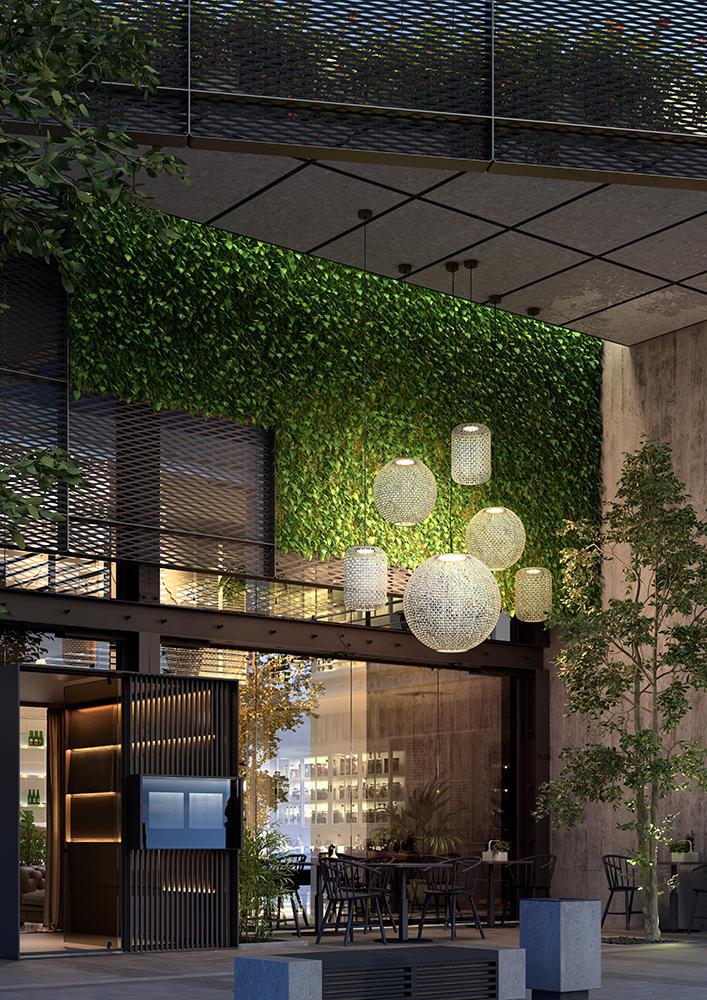 BOVER lampe à suspension pour extérieur NANS SPHERE S/80 OUTDOOR