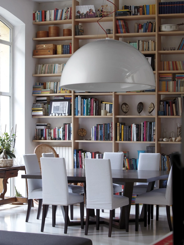 SLIDE lampe à suspension CUPOLE version laquée