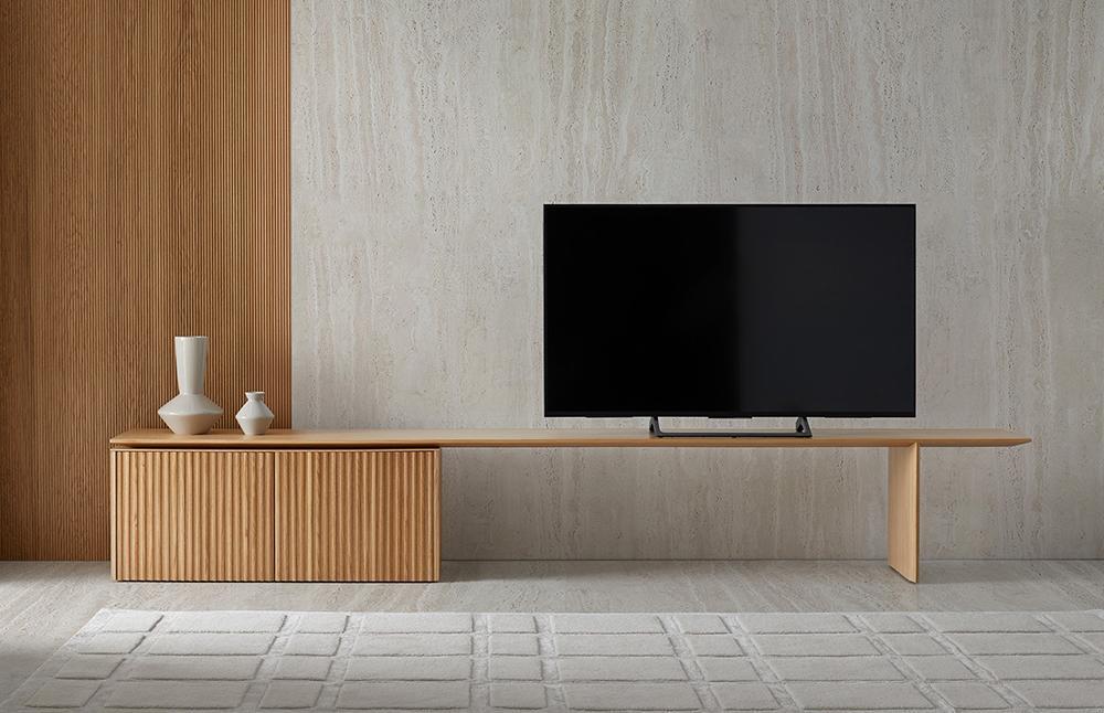 PUNT MOBLES buffet meuble VELASCA avec 2 portes avec plateau 220 cm