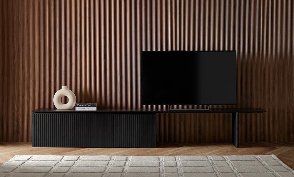 PUNT MOBLES buffet meuble VELASCA avec 3 portes avec plateau 220 cm