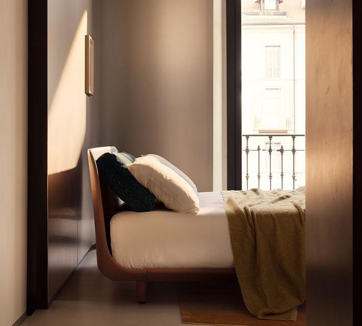 BOLZAN lit deux personnes TATA pour matelas 150 x 200 cm