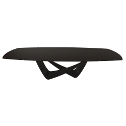 BONTEMPI table extensible en tonneau avec structure noire matte BACH 53.79 300/250/200x106 cm