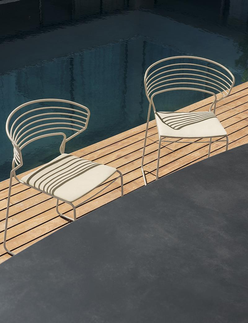 DESALTO chaise pour l'extérieur KOKI WIRE