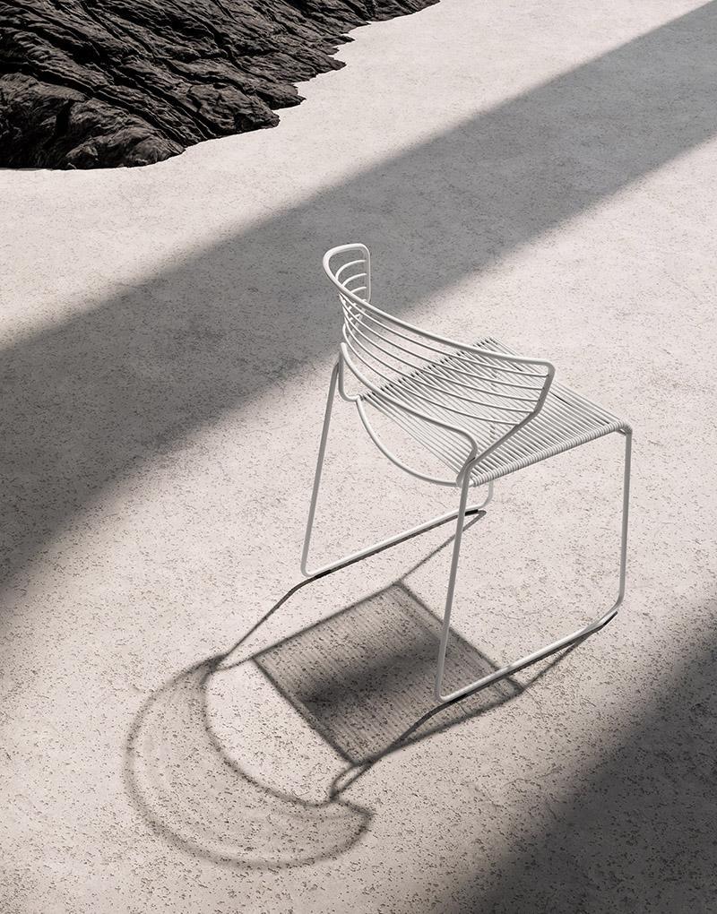 DESALTO chaise pour l'extérieur KOKI WIRE CORDA