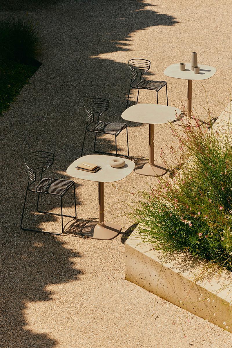 DESALTO chaise pour l'extérieur KOKI WIRE CORDA