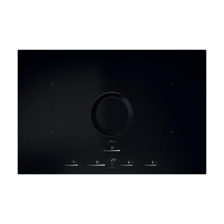 ELICA plaque à induction NIKOLATESLA SWITCH GLOW RAW avec hotte aspirante convertible en recyclage