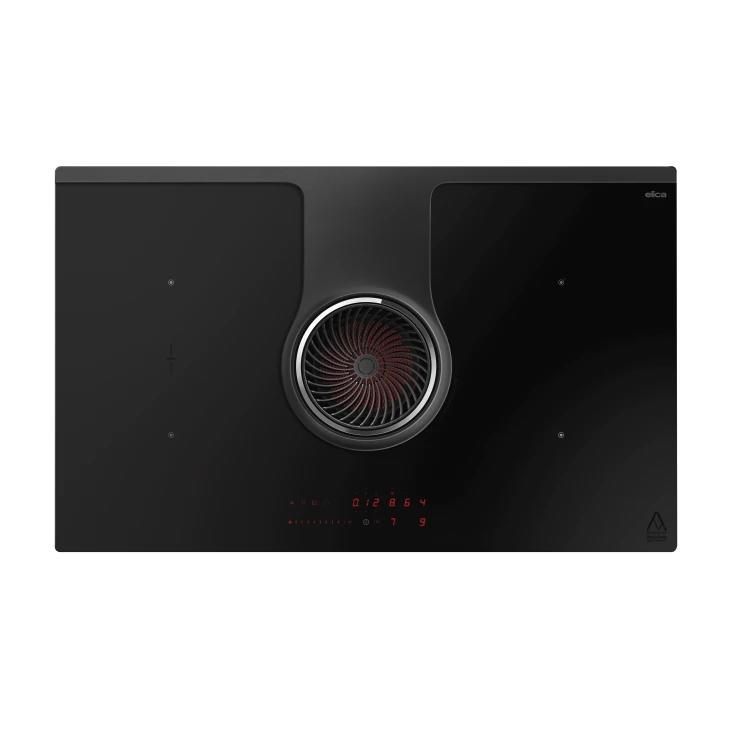 ELICA plaque à induction NIKOLATESLA ONE RAW avec hotte aspirante convertible en recyclage