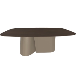 BONTEMPI table fixe rectangulaire tonneau KIMONO 54.10 200x116 cm