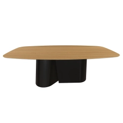 BONTEMPI table fixe rectangulaire tonneau KIMONO 54.70 220x116 cm