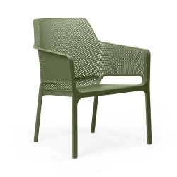 NARDI set de 2 chaises avec accoudoirs pour extérieur NET RELAX