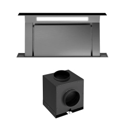 FALMEC hotte plan de travail aspirante DOWNDRAFT 1300 m3/h NOIR 120 cm